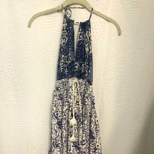 🆕Free People cutout halter tie dress